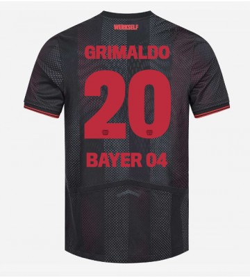 Bayer Leverkusen Alejandro Grimaldo #20 Replica Home Stadium Shirt 2025-26 Short Sleeve